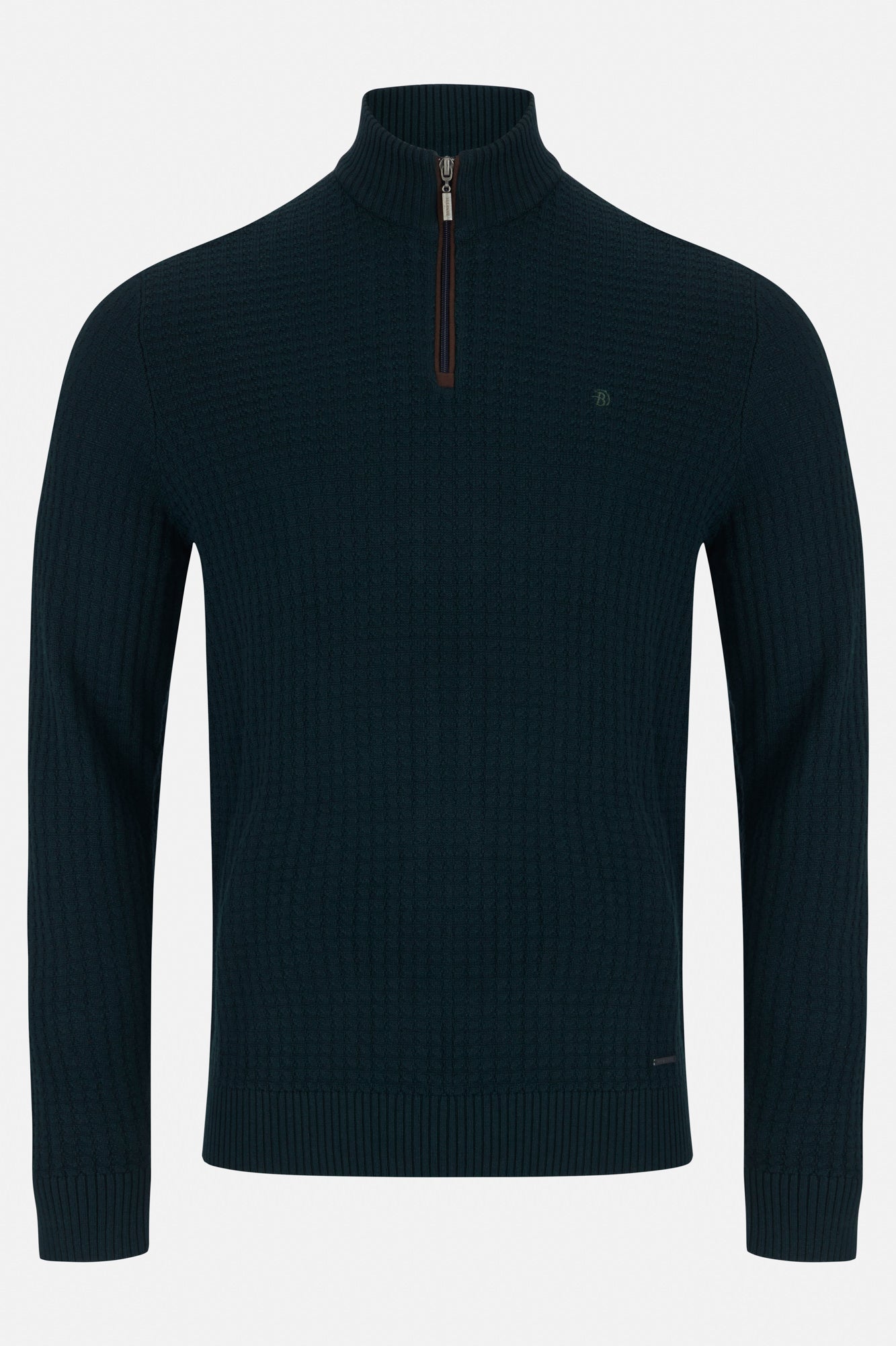 Men's Gordon Olive 1/4 Zip-Front View