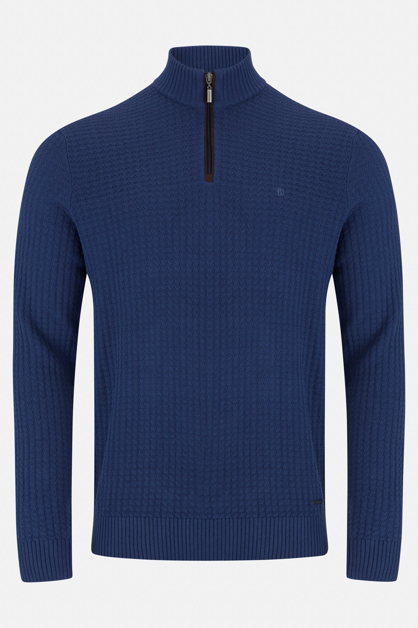 Gordon Indigo 1/4 Zip Jumper