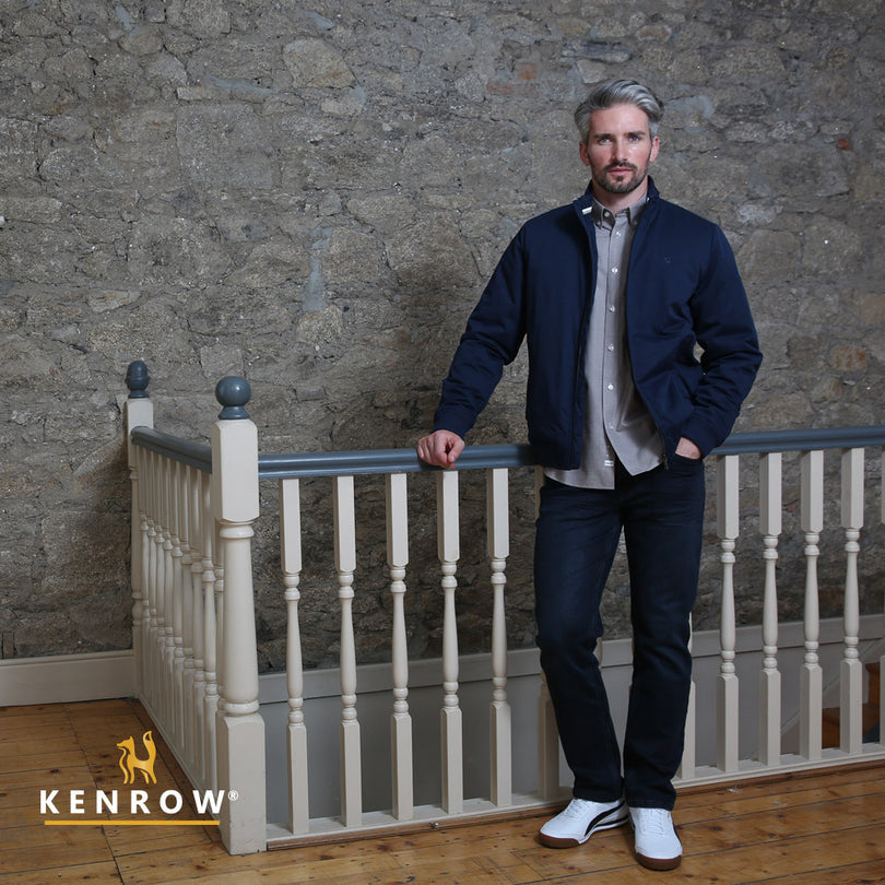 Kenrow Menswear Heath Navy Jacket Navy detail view