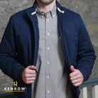 Kenrow Menswear Heath Navy Jacket Navy model front view
