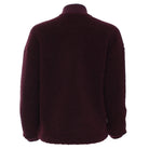 RANT & RAVE LADIES Relax & Renew Heidi Borg Bomber Jacket-Plum Plum flat front view