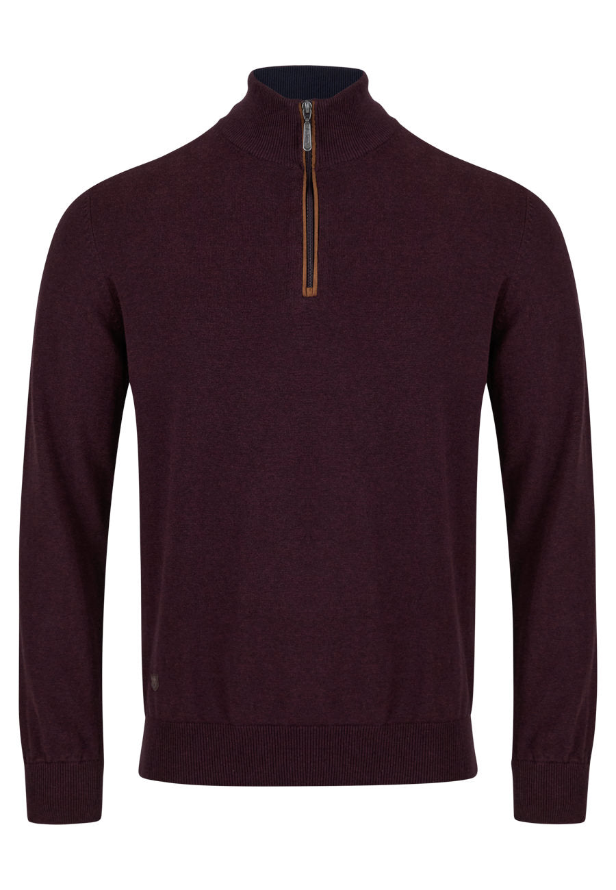 Harry 1/4 Zip - Vicenza wine