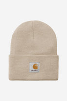Carhartt WIP Acrylic Watch Hat-Fleur De Sel Fleur De Sel front view