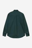 Carhartt WIP Madison Shirt-Dark Fir / Wax Dark Fir / Wax side view