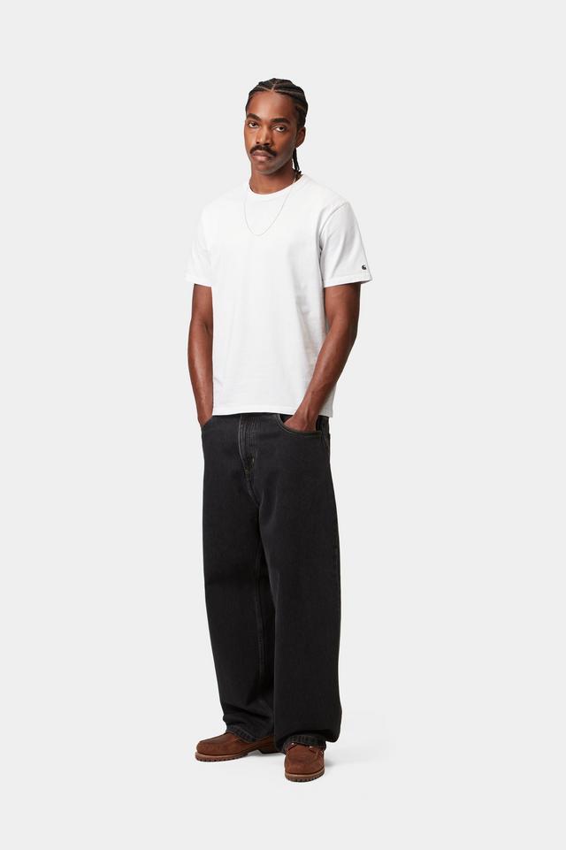 Carhartt WIP S/S Base T-Shirt-White / Black White / Black detail view