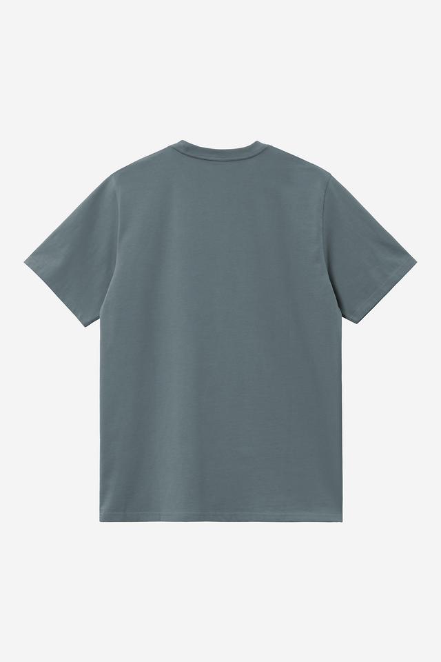 Carhartt WIP S/S Chase T-Shirt-Cozy Blue / Gold Cozy Blue / Gold model front view