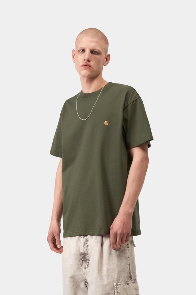 Carhartt WIP Chase T-Shirt-Leaf/Gold Leaf / Gold front view
