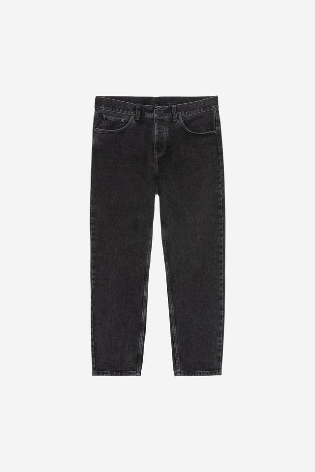 Carhartt WIP Newel Pant-Black Stone Wash Black-Stone Washed side view