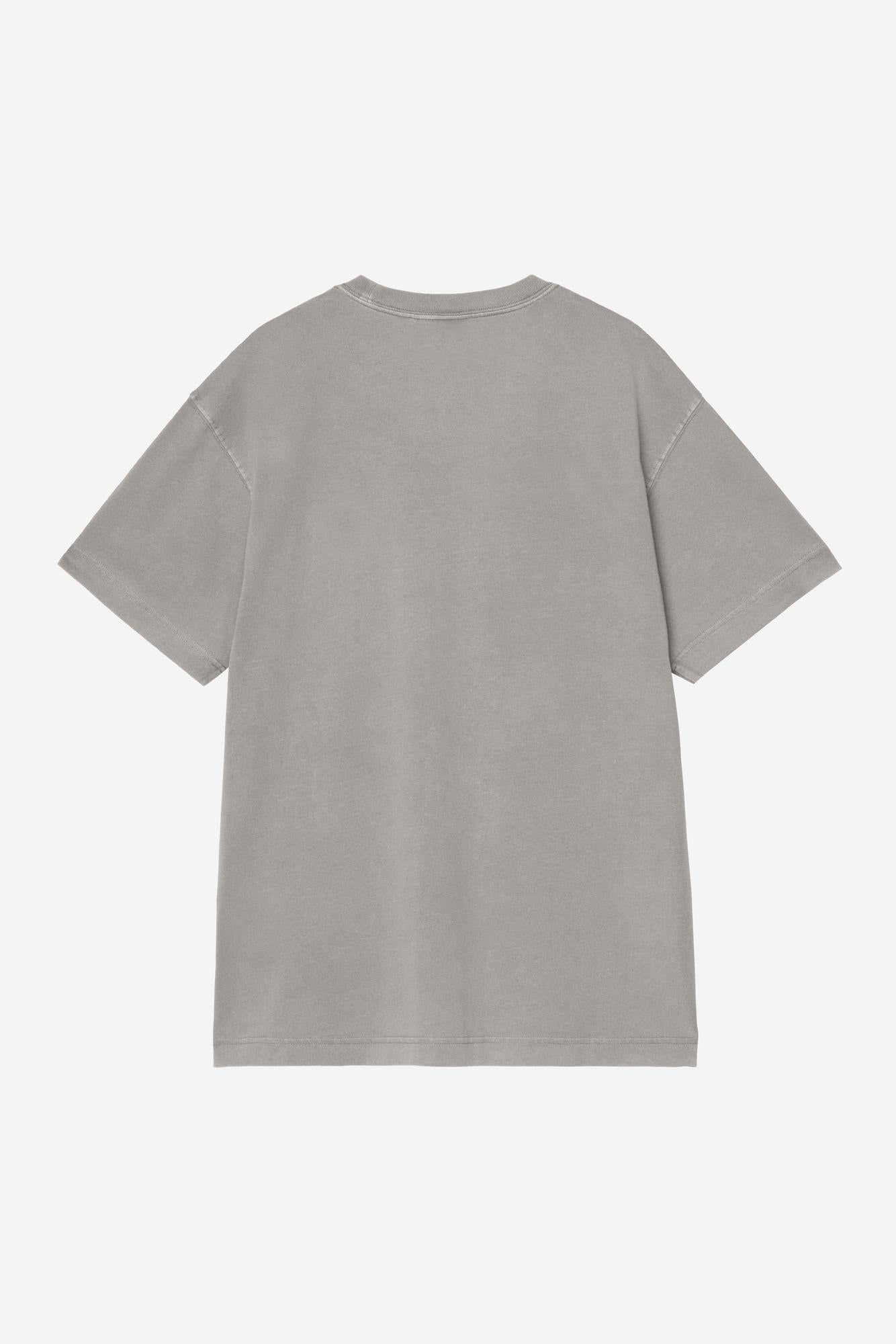 Gray t-shirt on a white background
