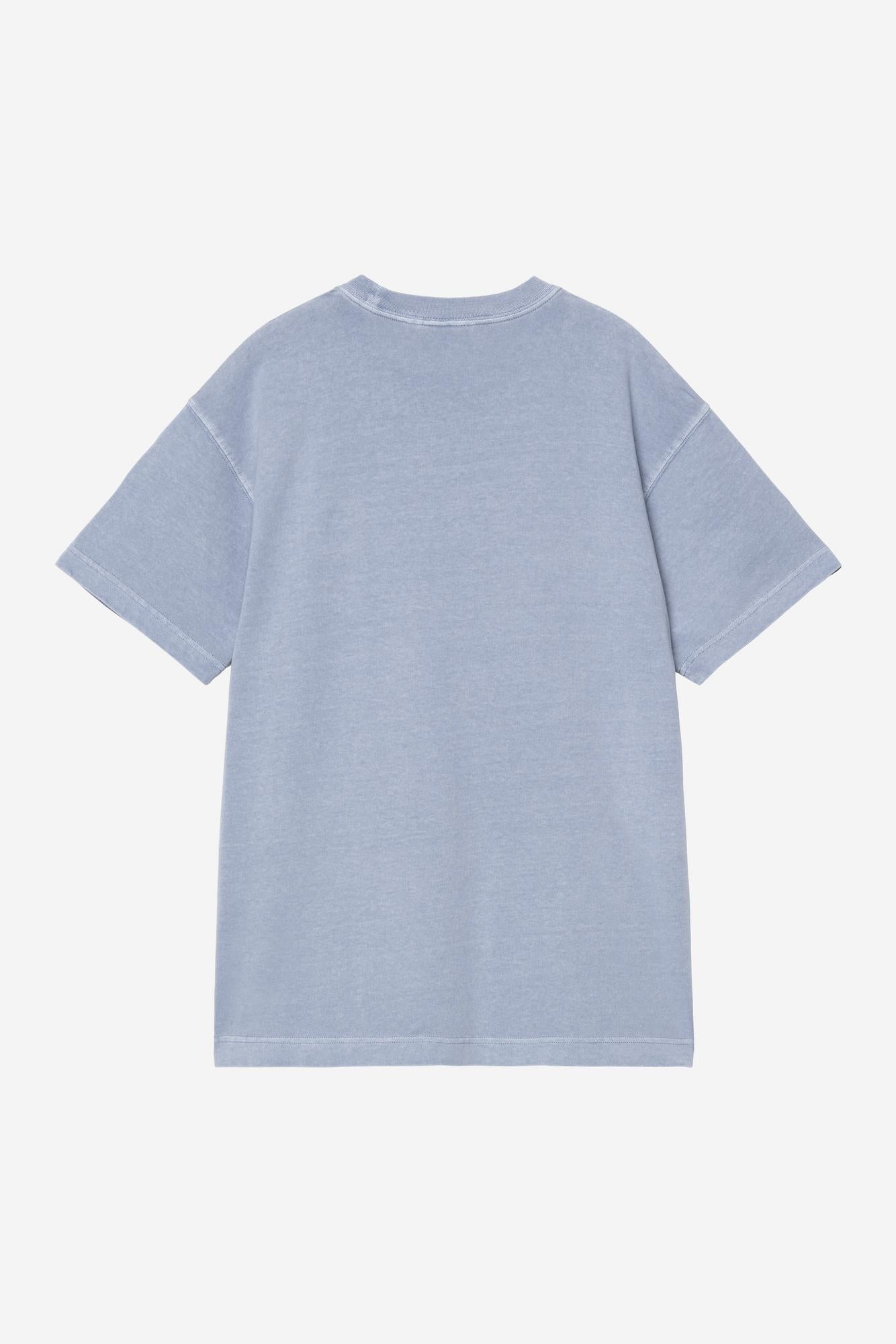 Carhartt WIP Nelson T-Shirt-Gentle Blue Gentle Blue model front view