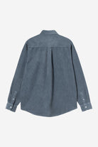 Carhartt WIP Madison Cord Shirt-Angelite Angelite / Angelite detail view