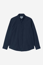 Carhartt WIP Bolton Shirt-Dark Navy DARK NAVY side view