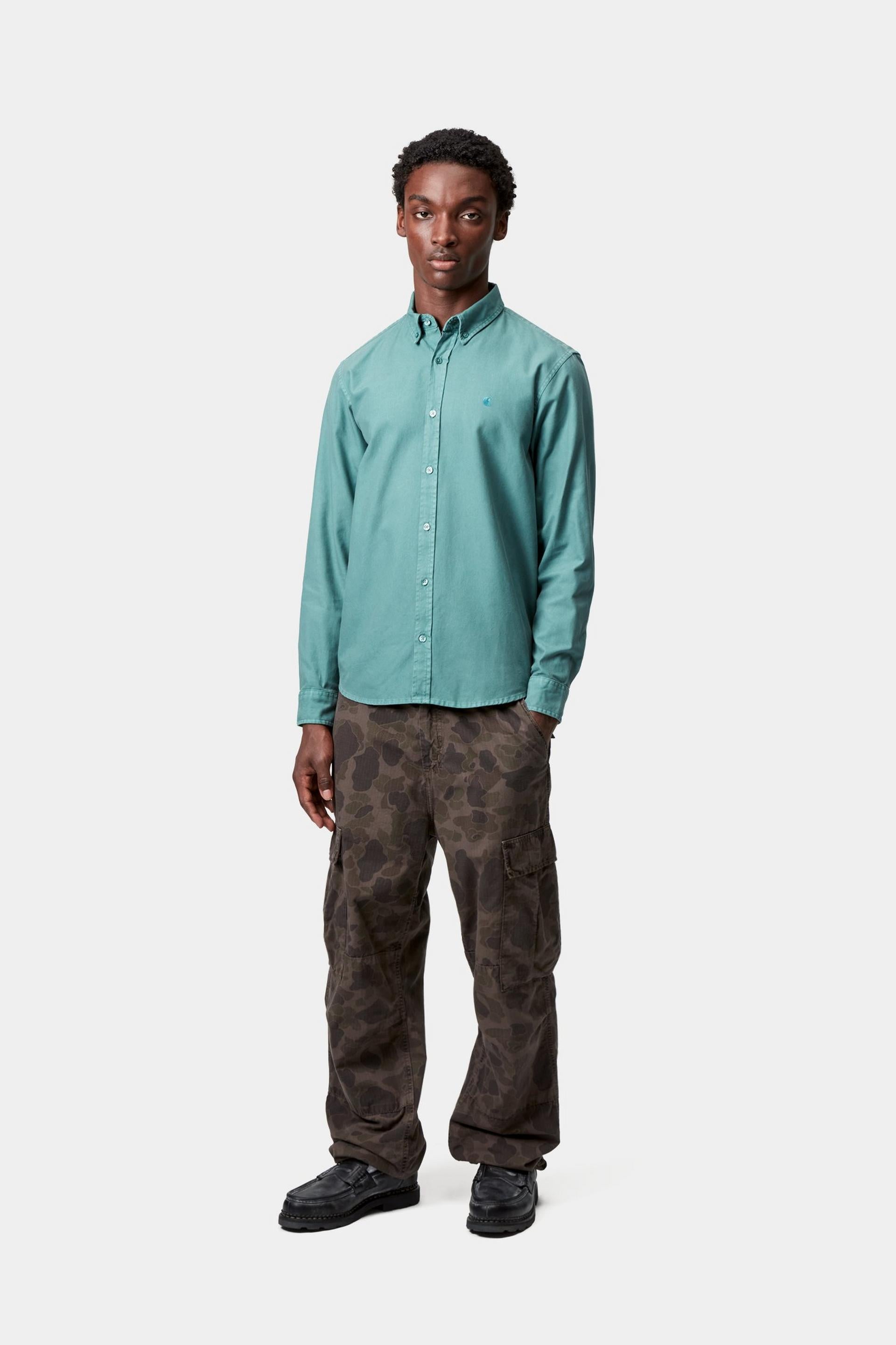 L/S Bolton Shirt-Silver Pine-Wide View