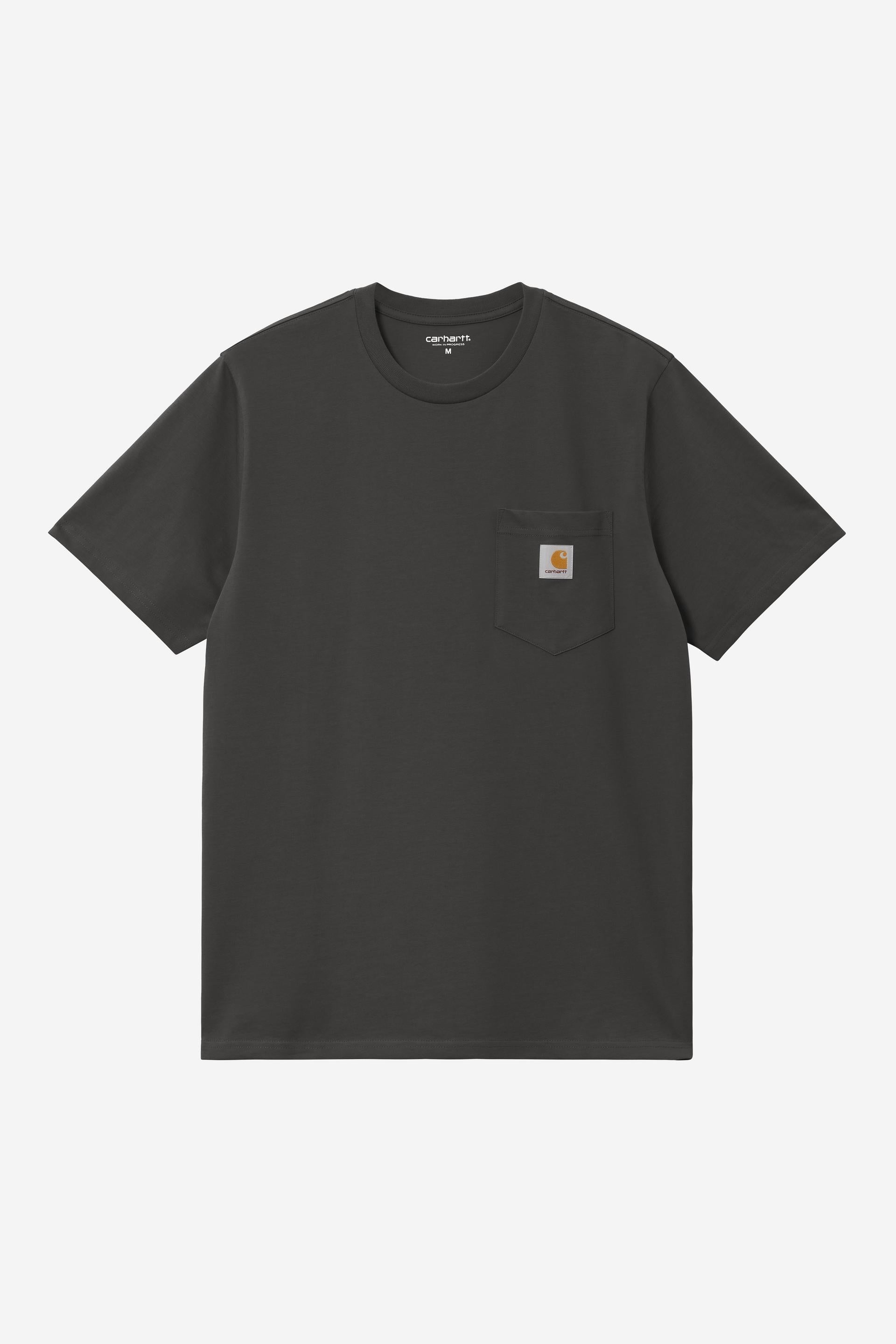 Carhartt WIP Short Sleeve Pocket T-Shirt-Oxide Green Oxide Green front view