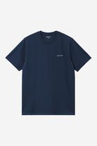 Carhartt WIP S/S Script Embroidery T-Shirt-Jupiter / White Jupiter / White back view