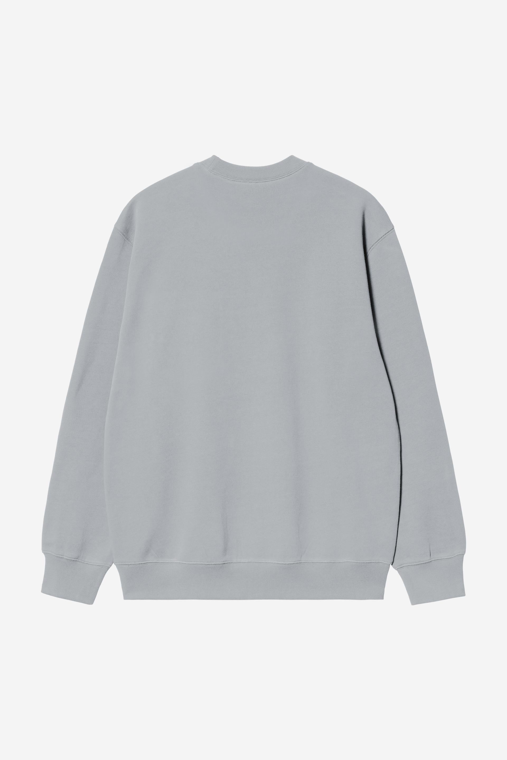 Light gray sweatshirt on a white background