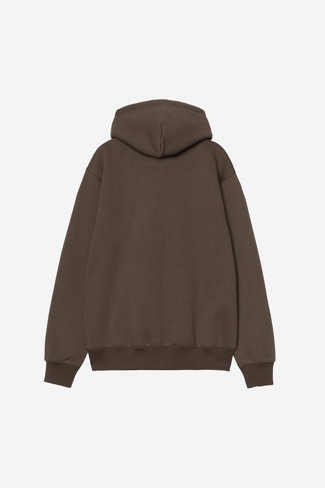 Brown hoodie on a white background