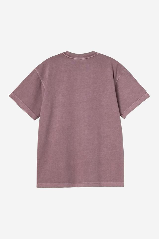 Mauve t-shirt on a white background