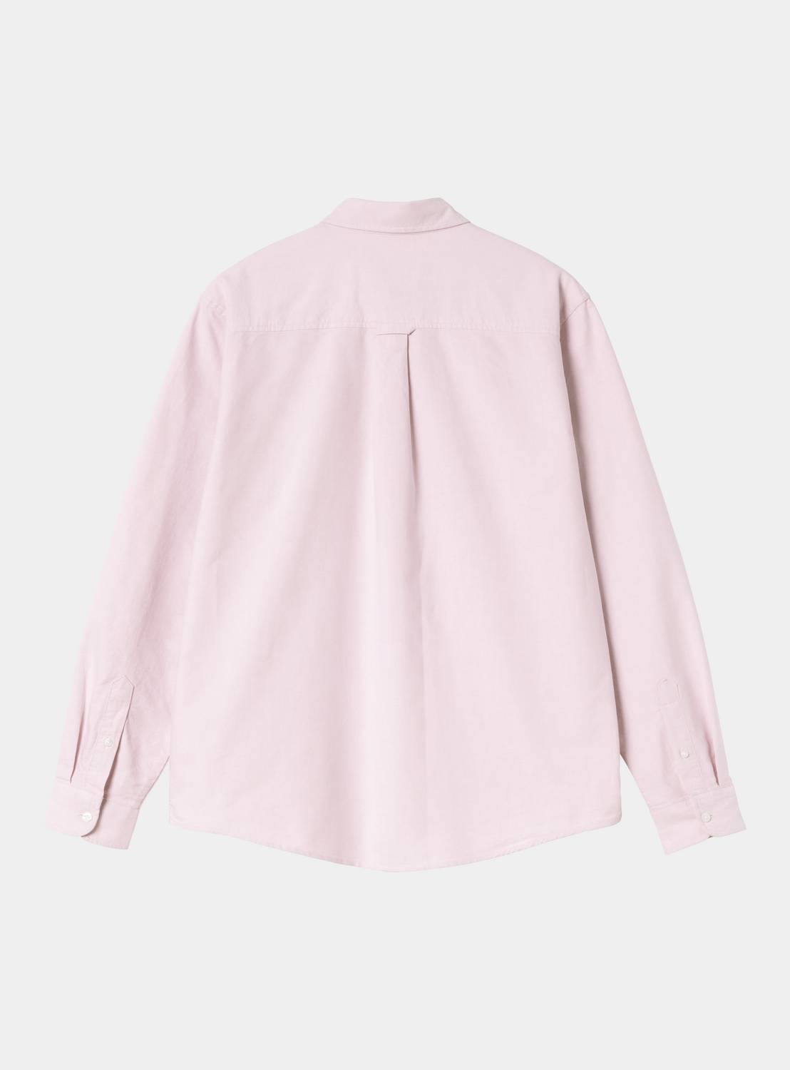 Carhartt WIP L/S C-Logo Shirt-Hortensia / White Hortensia / White side view