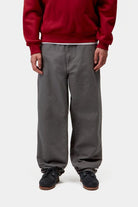 Carhartt WIP Single Knee Pant-Graphite Graphite front view