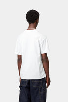 Carhartt WIP S/S Pocket Heart T-Shirt-White / Red White / Red detail view