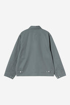 Carhartt WIP Module Script Jacket Cozy Blue / Black model front view