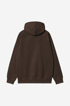 Carhartt WIP Hooded Chase Sweat-Tobacco / Gold Tobacco / Gold side view