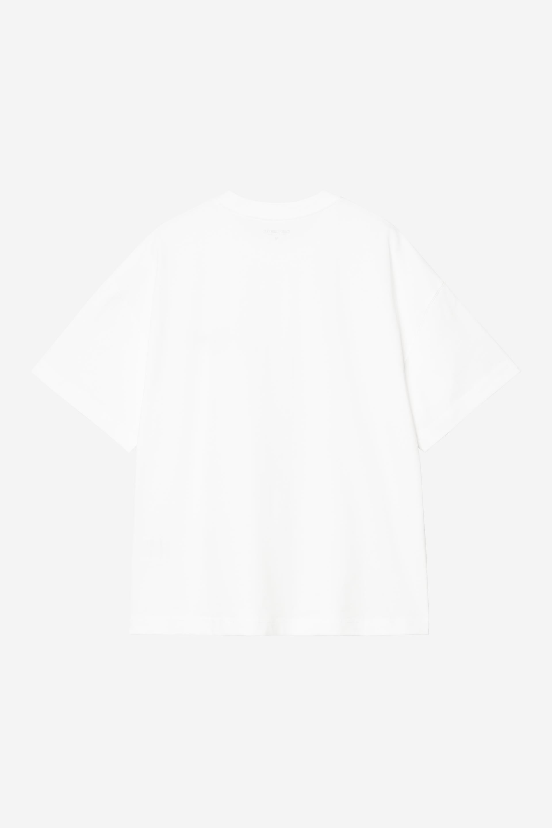 Short Sleeve Signature Script T-Shirt-White / Black