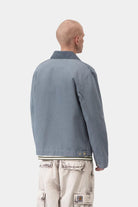 Carhartt WIP Detroit Jacket-Cozy Blue Cozy Blue / Cozy Blue model front view