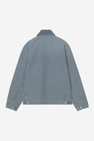 Carhartt WIP Detroit Jacket-Cozy Blue Cozy Blue / Cozy Blue flat front view