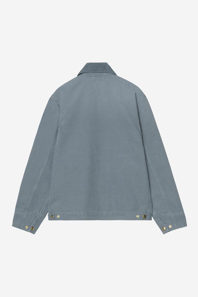 Carhartt WIP Detroit Jacket-Cozy Blue Cozy Blue / Cozy Blue flat front view
