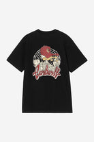 Carhartt WIP Short Sleeve Chedda T-Shirt-Black Black model front view