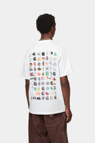 Carhartt WIP S/S C Logo Archive T-Shirt-White White model front view
