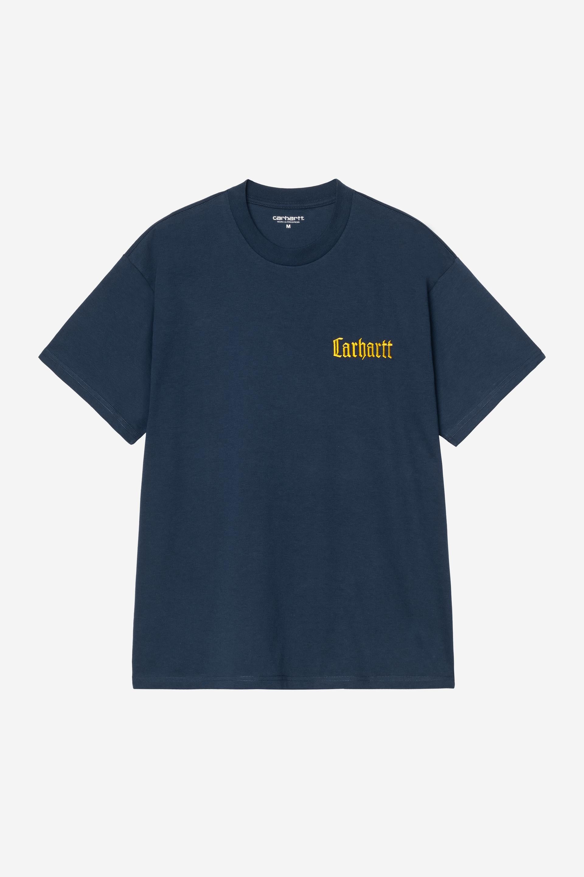 Carhartt WIP Short Sleeve Schooling T-Shirt-Jupiter Jupiter front view