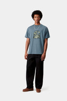 Carhartt WIP Beaker T-Shirt-Angelite Angelite detail view