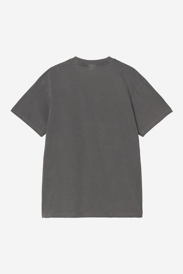 Gray t-shirt on a white background