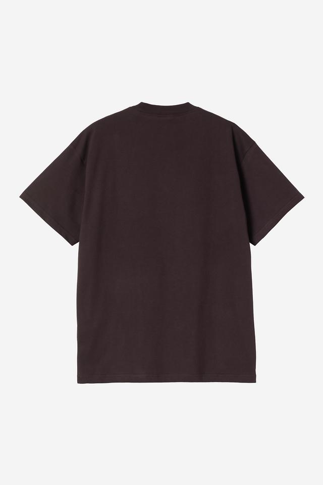 Men's Short Sleeve Rising Helix T-Shirt-Palisander-Ghost Back View