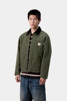 Carhartt WIP OG Detroit Jacket-Olive / Black Olive / Black front view