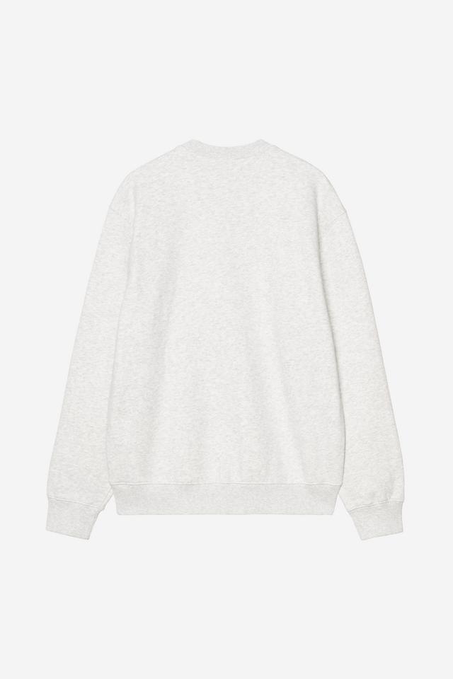 Carhartt WIP Schooling Sweat-Ash Heather Ash Heather side view