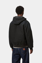 Carhartt WIP OG Active Jacket-Black/Stone Canvas BLACK alternate view