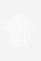 Carhartt WIP Short Sleeve Deconstructed Label T-Shirt-White White model front view
