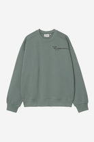Carhartt WIP Punched Sweat-Velvet Green Velvet Green front view
