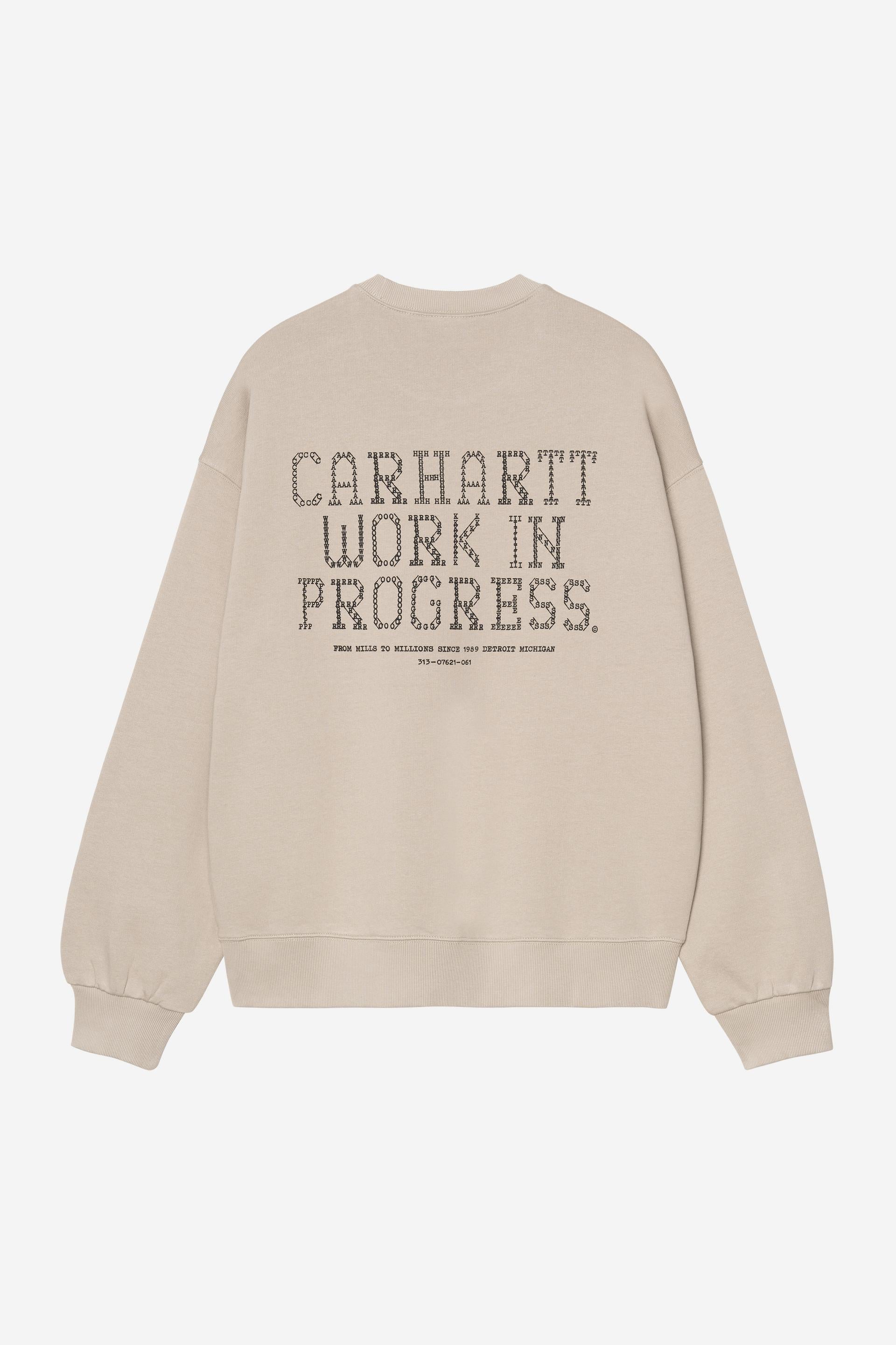 Carhartt WIP Punched Sweat-Puddle Puddle model front view