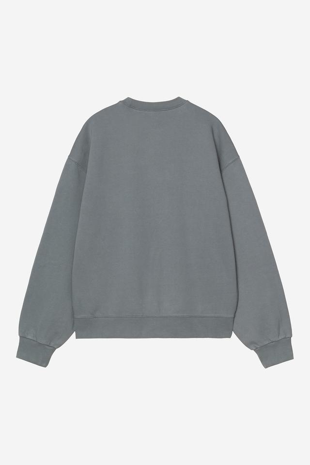 Carhartt WIP WIP III Sweatshirt-Cozy Blue Cozy Blue model front view