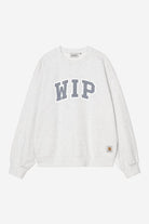 Carhartt WIP WIP III Sweatshirt-Ash Heather Ash Heather front view