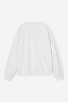 Carhartt WIP WIP III Sweatshirt-Ash Heather Ash Heather model front view