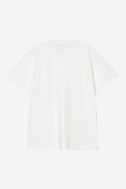 Men's Short Sleeve Pond Corps Pocket T-Shirt-White-Back View