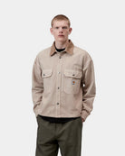Carhartt WIP Prescott Shirt Jac-String / Leather String / Leather detail view