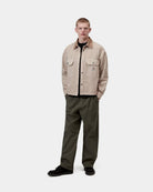 Carhartt WIP Prescott Shirt Jac-String / Leather String / Leather back view