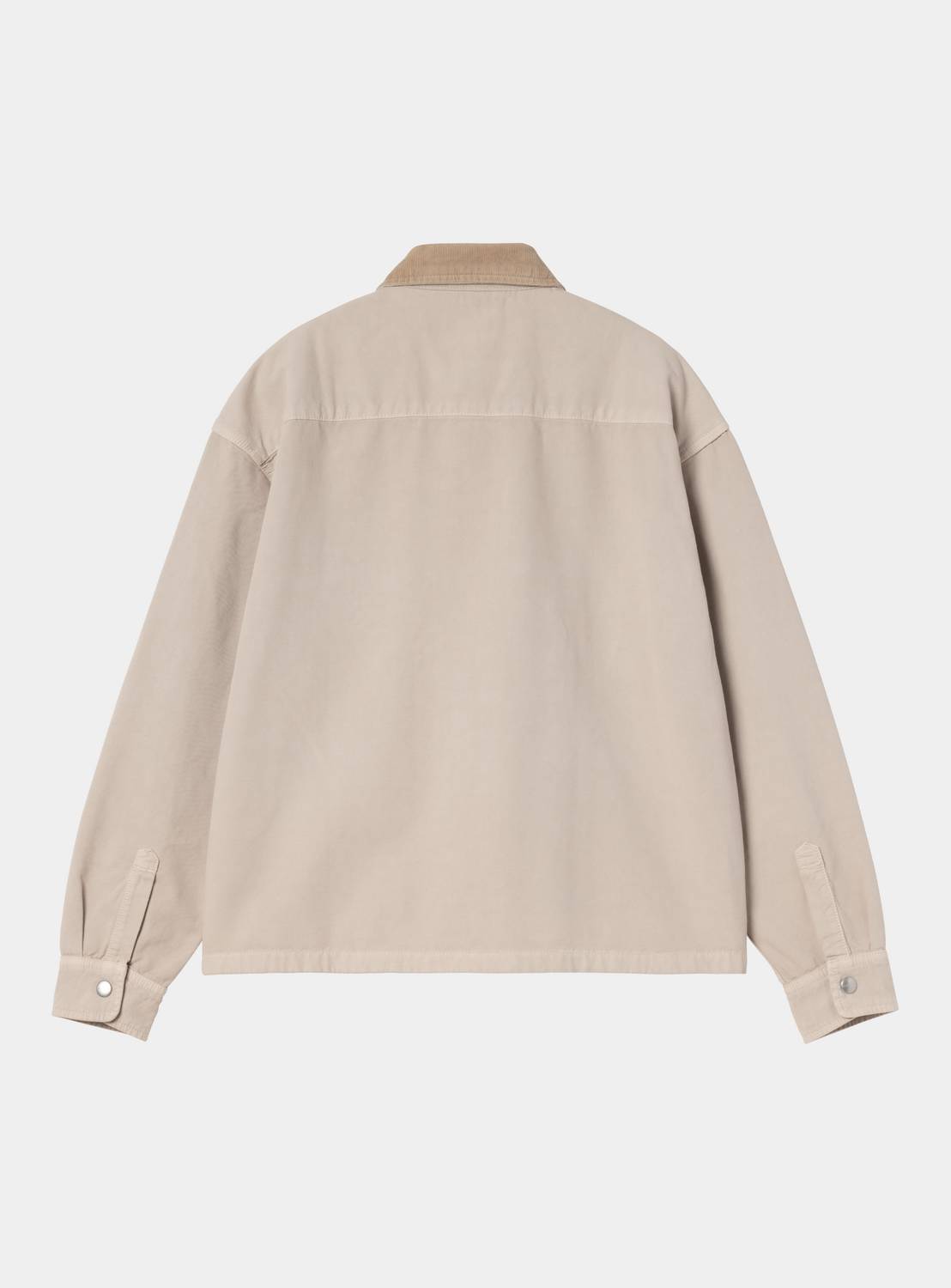 Carhartt WIP Prescott Shirt Jac-String / Leather String / Leather flat front view